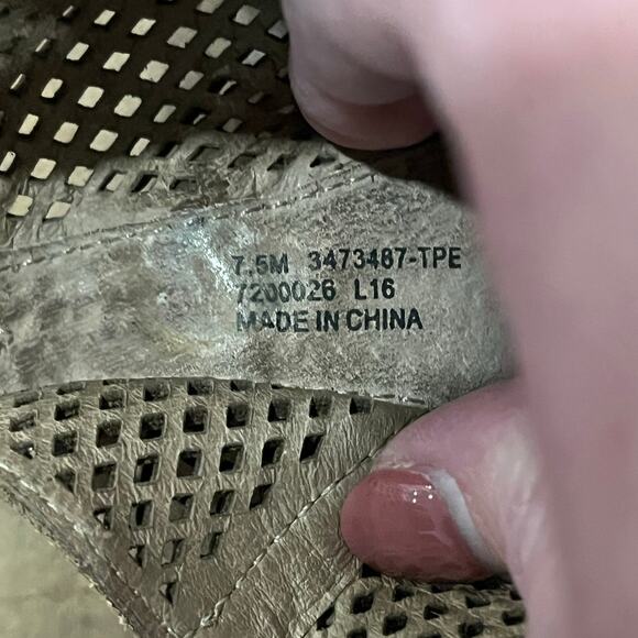 Jeffrey Campbell Leather White Waven Woven Wicker Booties Boots Shoes 7.5  $245 - Picture 8 of 16